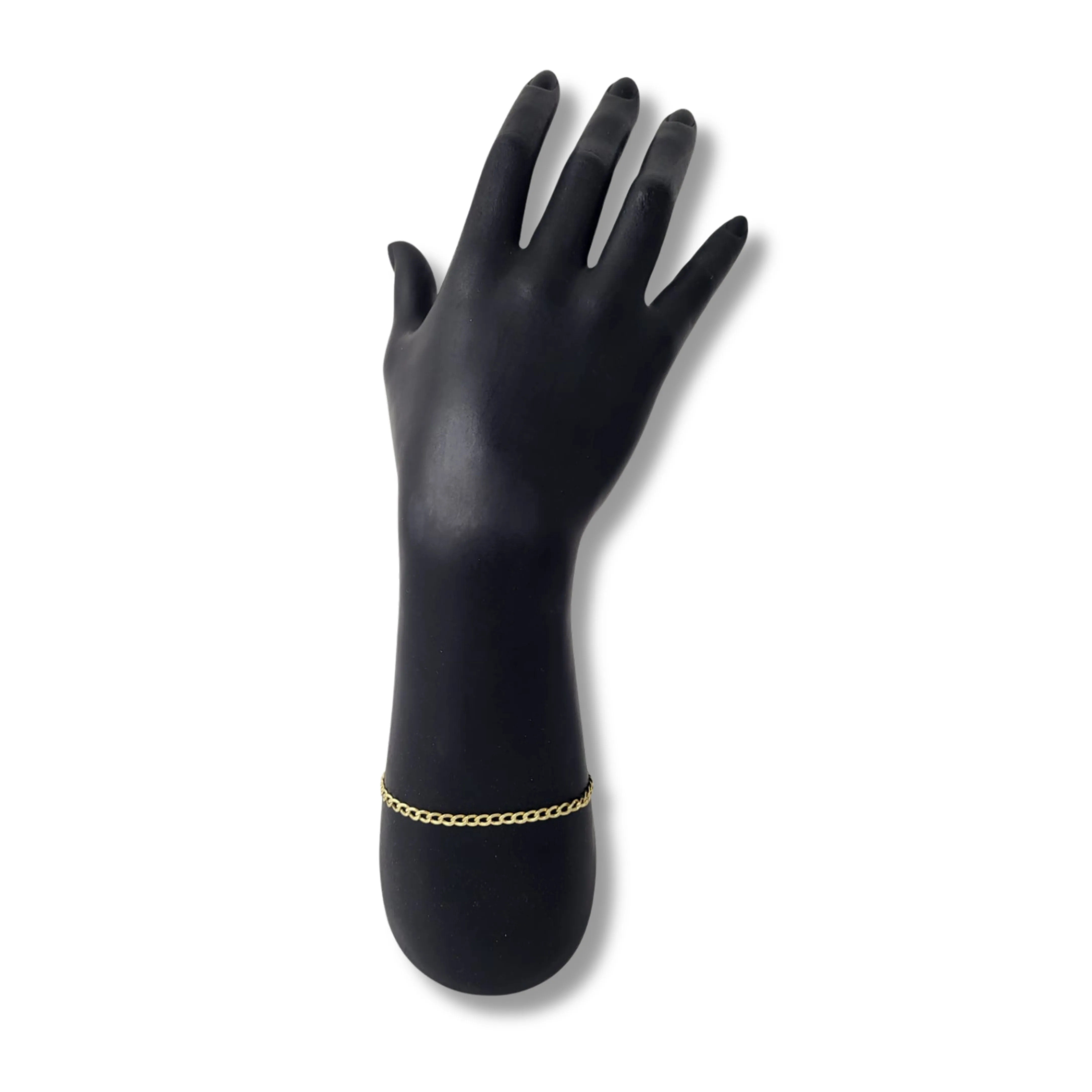 14K Yellow Gold Curb Bracelet