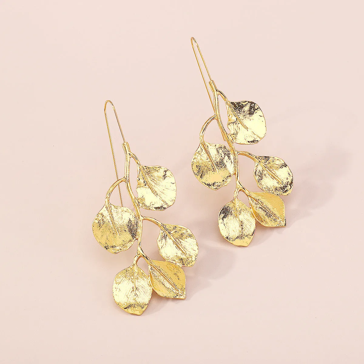 18K Gold-Plated Botanical Drop Earrings