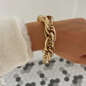 18K Gold-Plated Crossing Bracelet