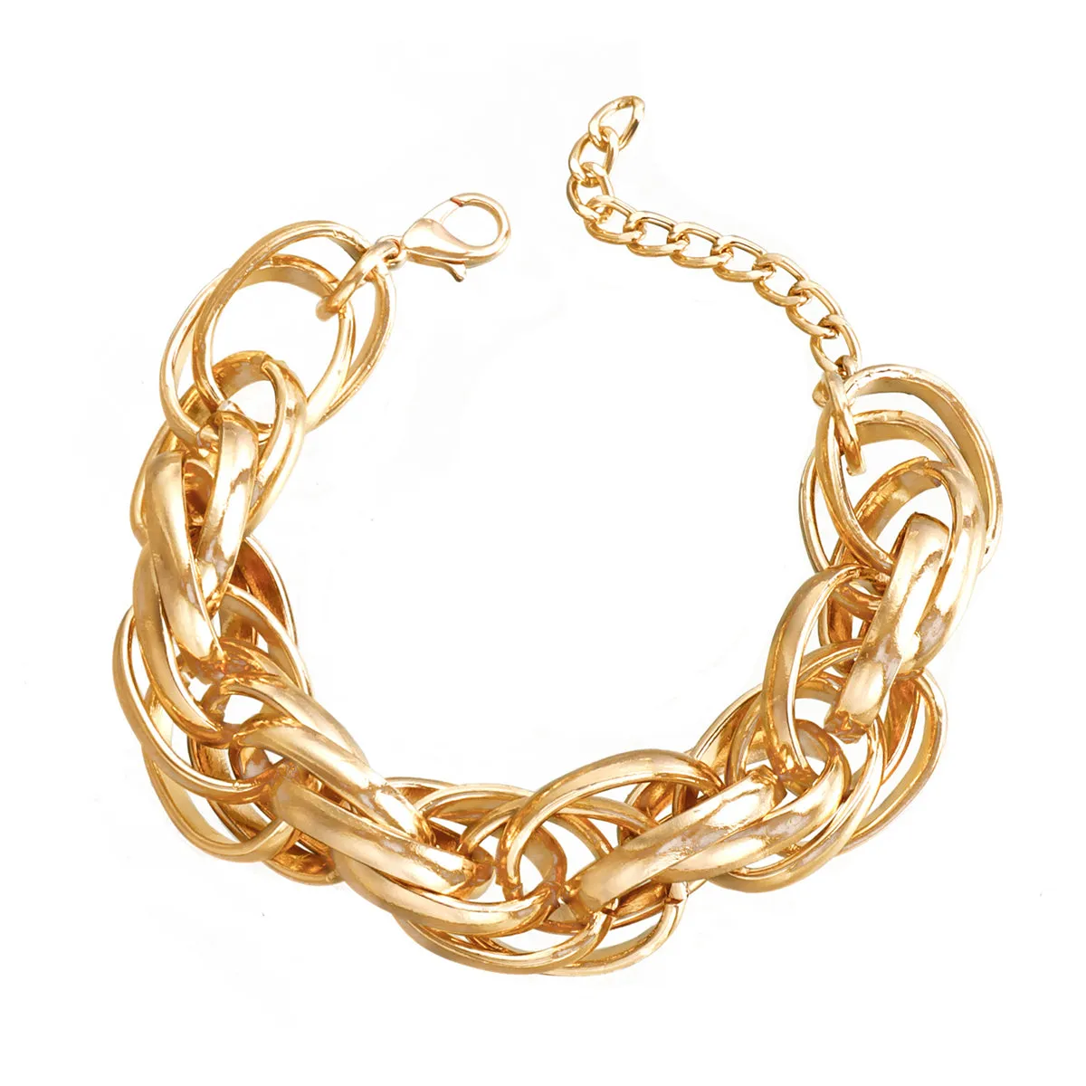 18K Gold-Plated Crossing Bracelet