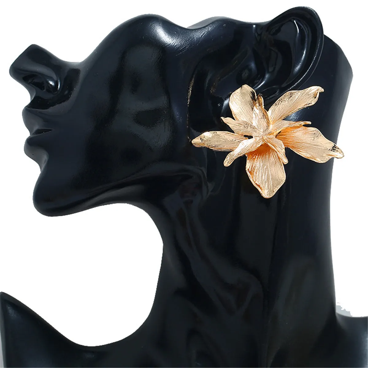 18K Gold-Plated Flower Stud Earrings
