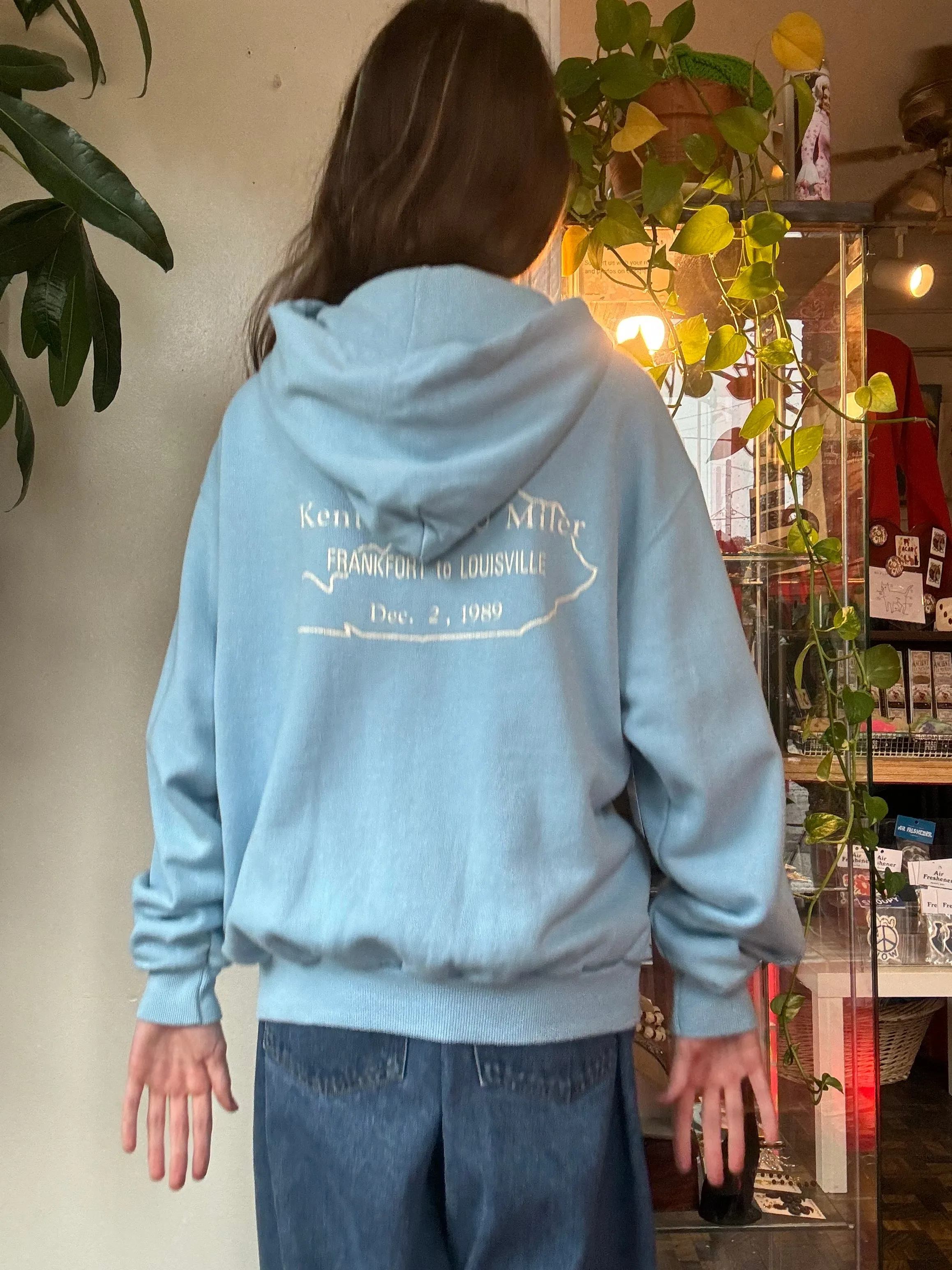 1989 Cherokee Road runners zip up hoodie