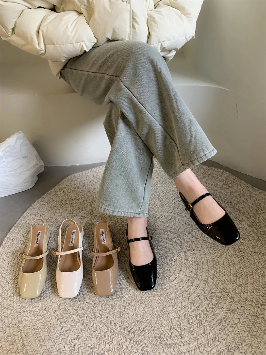 ADVBRIDGE  -  Women Square Toe Sandals Dress Elegant Slippers 2024 Summer Fashion High Heels Shoes Trend Outdoor Chunky Pumps Female Slides