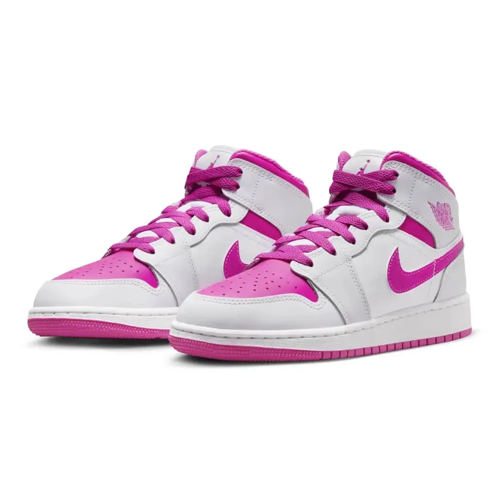 Air Jordan 1 Mid 'Fire Pink'