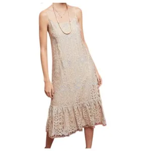 Anthropologie Eri &amp; Ali Twilight Lace Dress Women's Size XS
