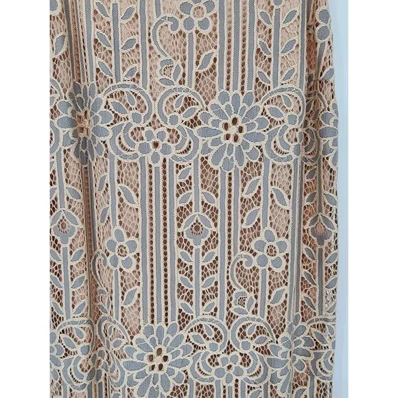 Anthropologie Eri &amp; Ali Twilight Lace Dress Women's Size XS