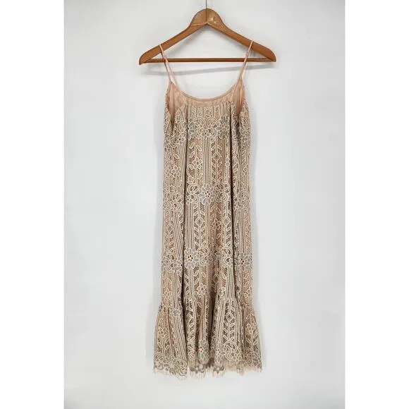 Anthropologie Eri &amp; Ali Twilight Lace Dress Women's Size XS