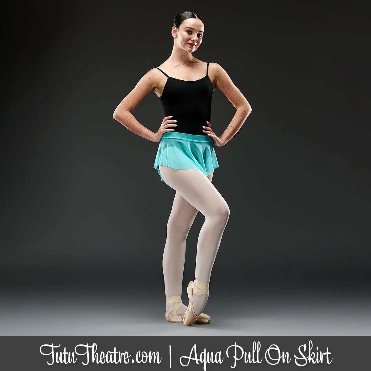 Aqua Pull On Skirt