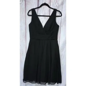 Azazie Kayla Women's Mini Little Black Dress Cocktail Formal Bridesmaid Size 10