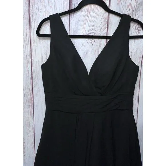 Azazie Kayla Women's Mini Little Black Dress Cocktail Formal Bridesmaid Size 10