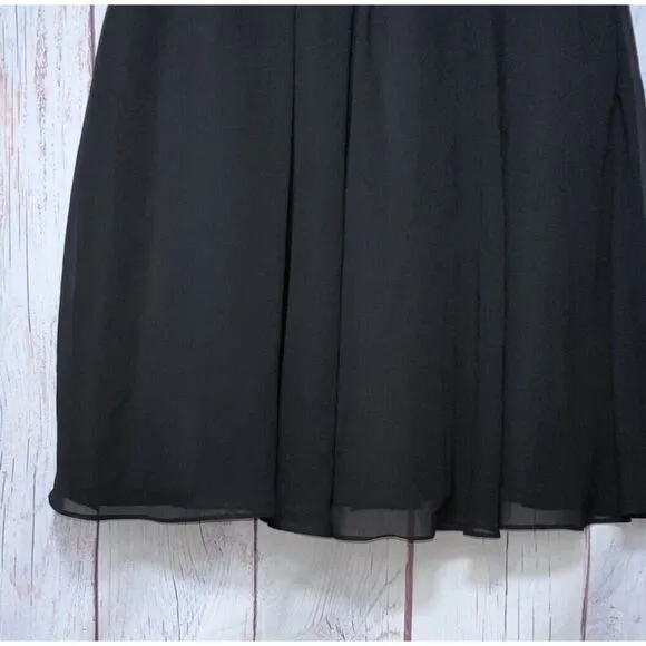 Azazie Kayla Women's Mini Little Black Dress Cocktail Formal Bridesmaid Size 10