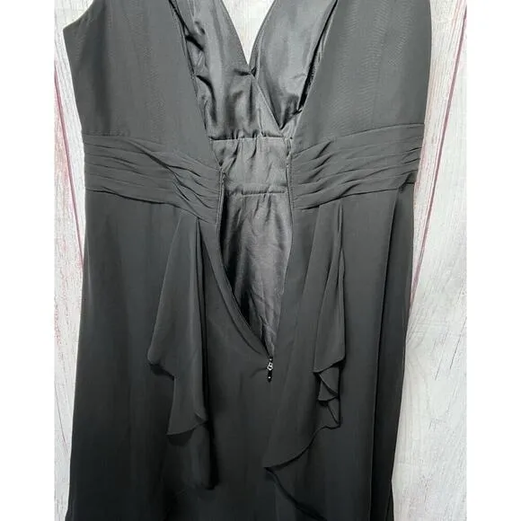 Azazie Kayla Women's Mini Little Black Dress Cocktail Formal Bridesmaid Size 10