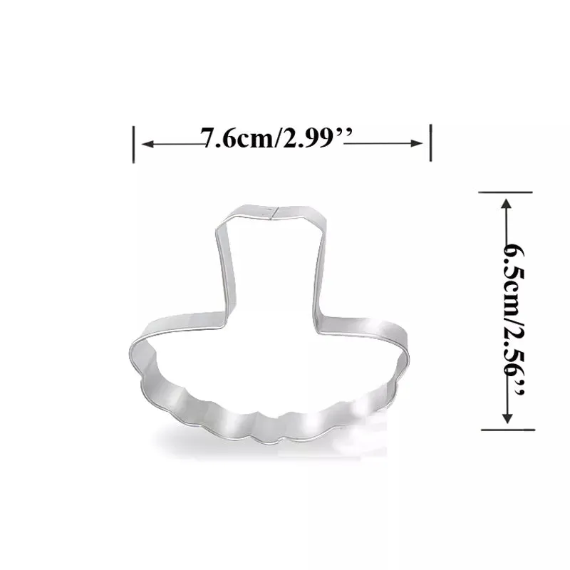 BALLERINA DRESS COOKIE CUTTER