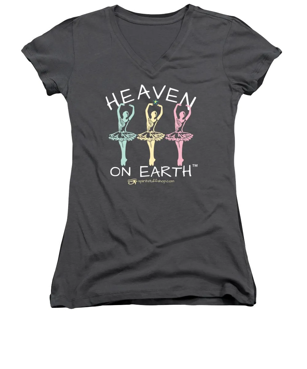 Ballerina Heaven On Earth - Women's V-Neck