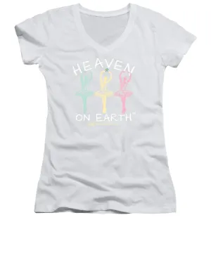 Ballerina Heaven On Earth - Women's V-Neck