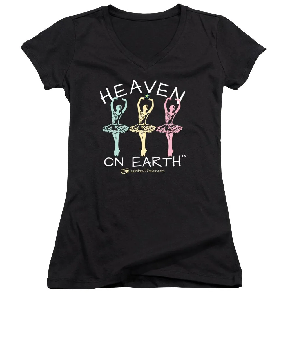 Ballerina Heaven On Earth - Women's V-Neck