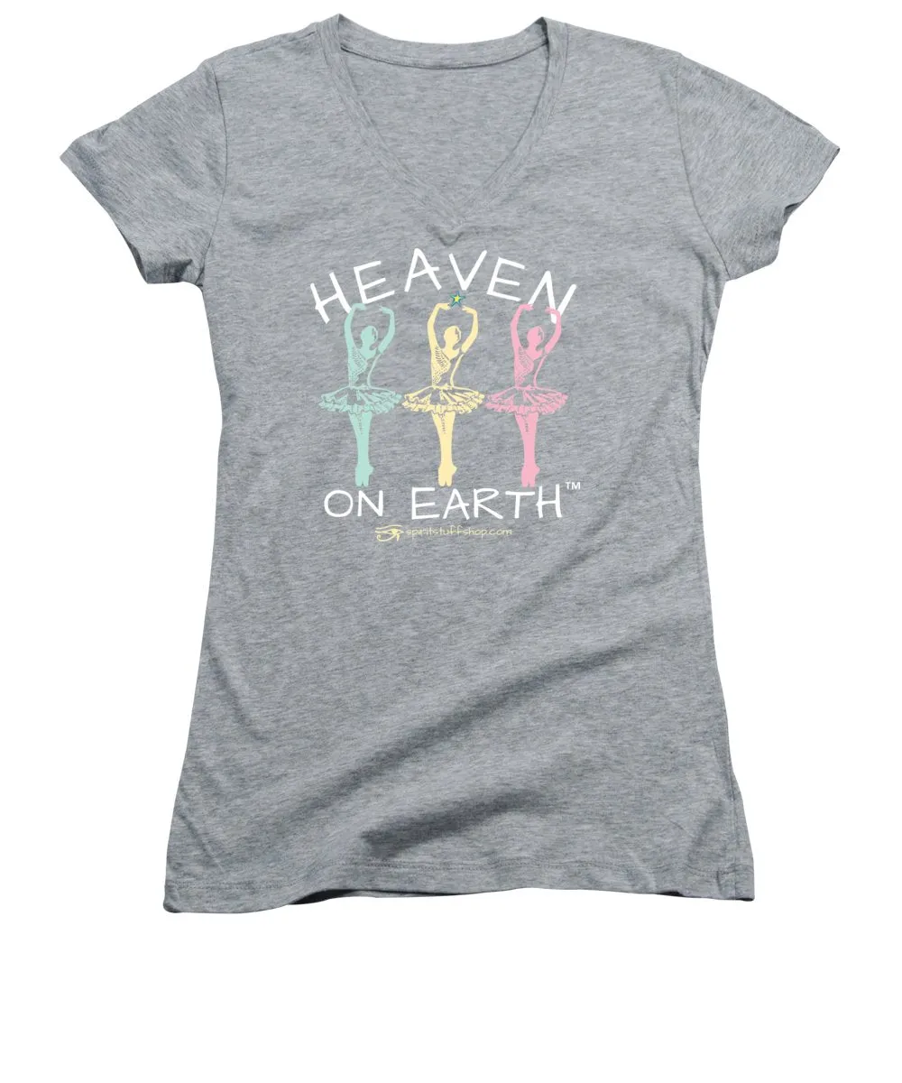 Ballerina Heaven On Earth - Women's V-Neck