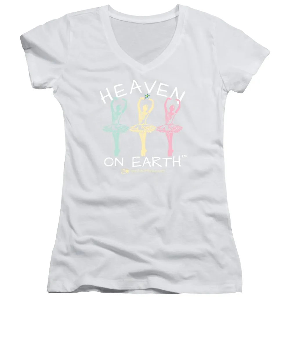 Ballerina Heaven On Earth - Women's V-Neck