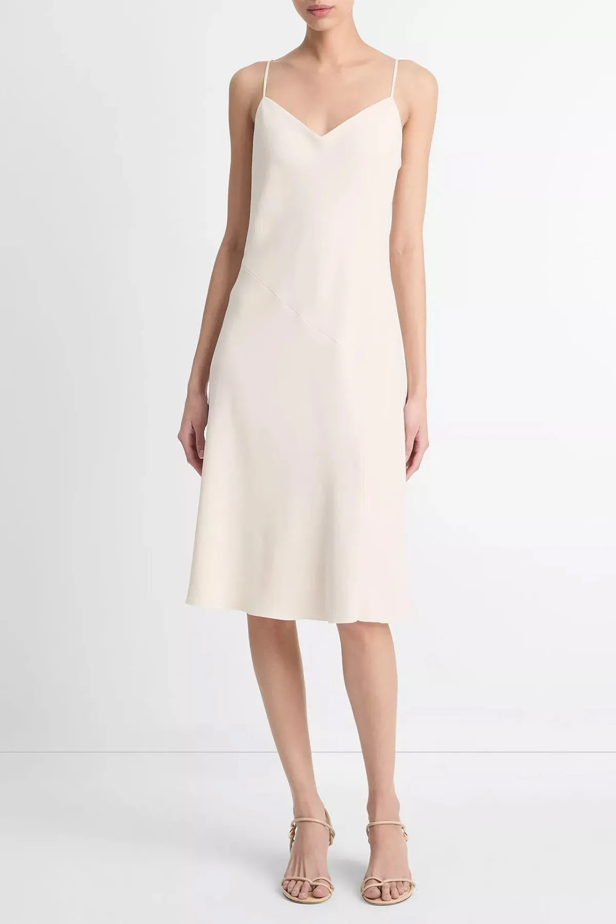 Ballet Slip Dress in Flaxen