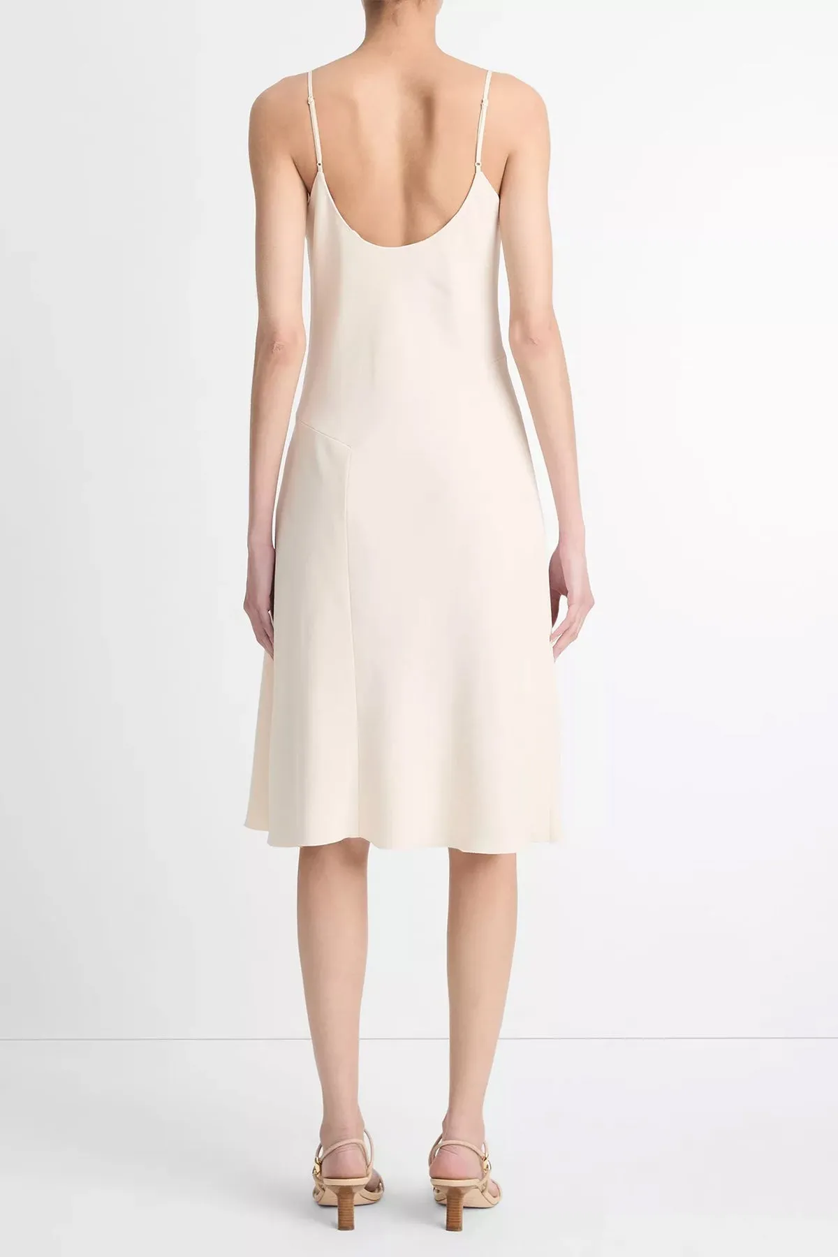 Ballet Slip Dress in Flaxen