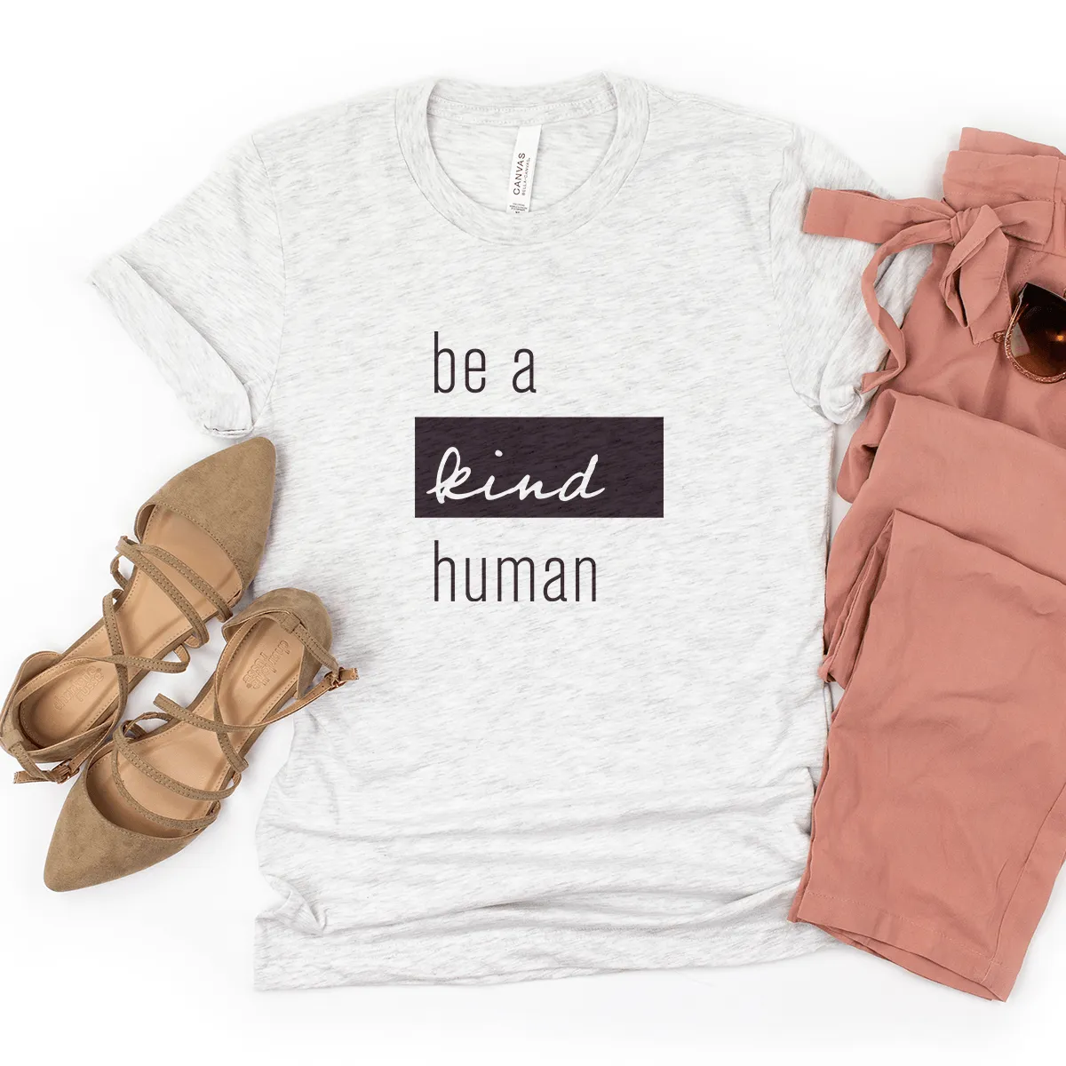Be a Kind Human - Bella Canvas Tee