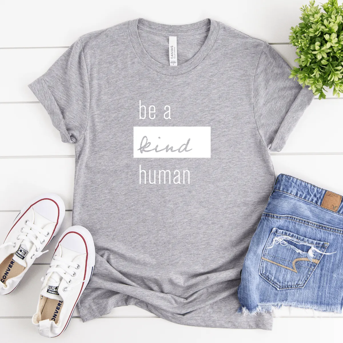 Be a Kind Human - Bella Canvas Tee