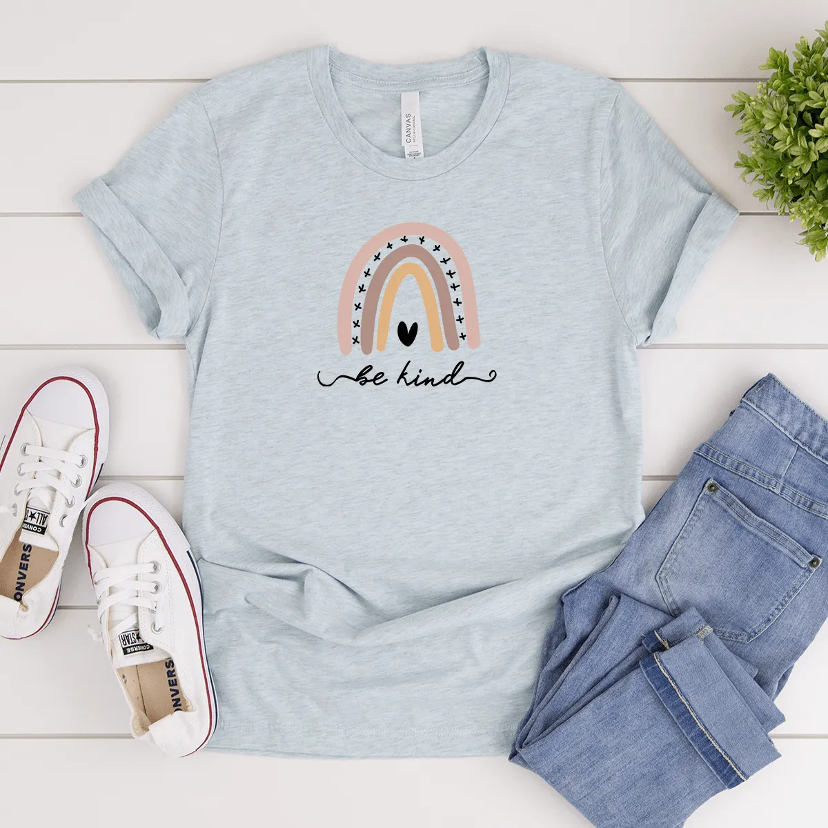Be Kind (Rainbow) - Bella Canvas Tee