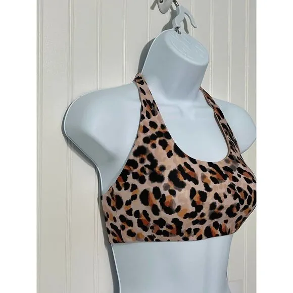 Beach Riot Women's Rocky Top Racerback Watercolor Leopard XS Cream Extra Small