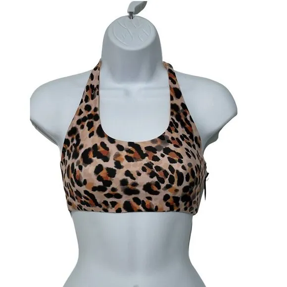 Beach Riot Women's Rocky Top Racerback Watercolor Leopard XS Cream Extra Small