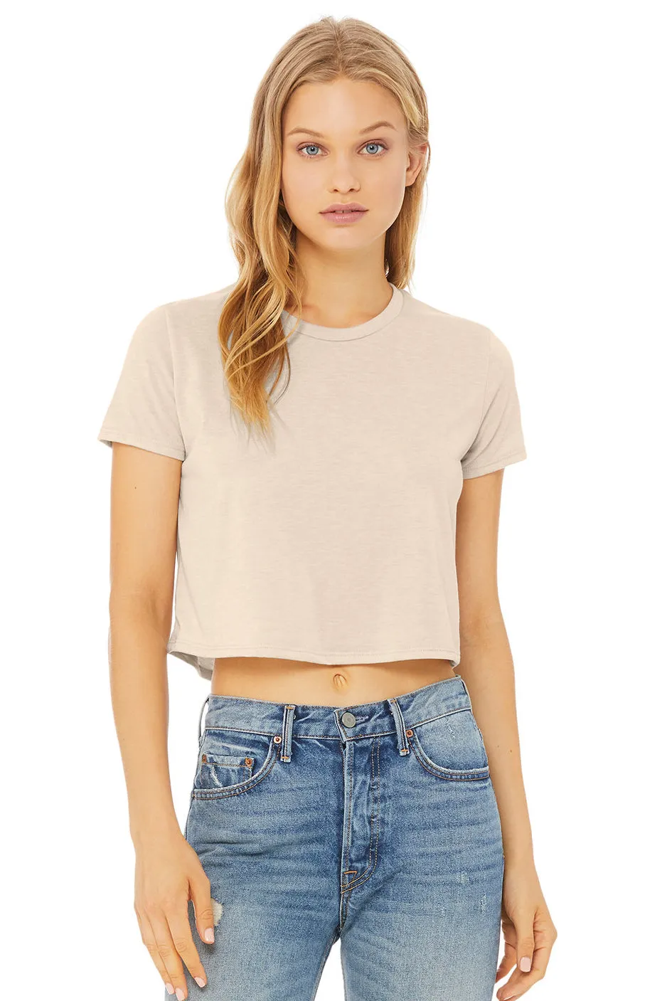 Bella Canvas Women's Flowy Cropped Tee