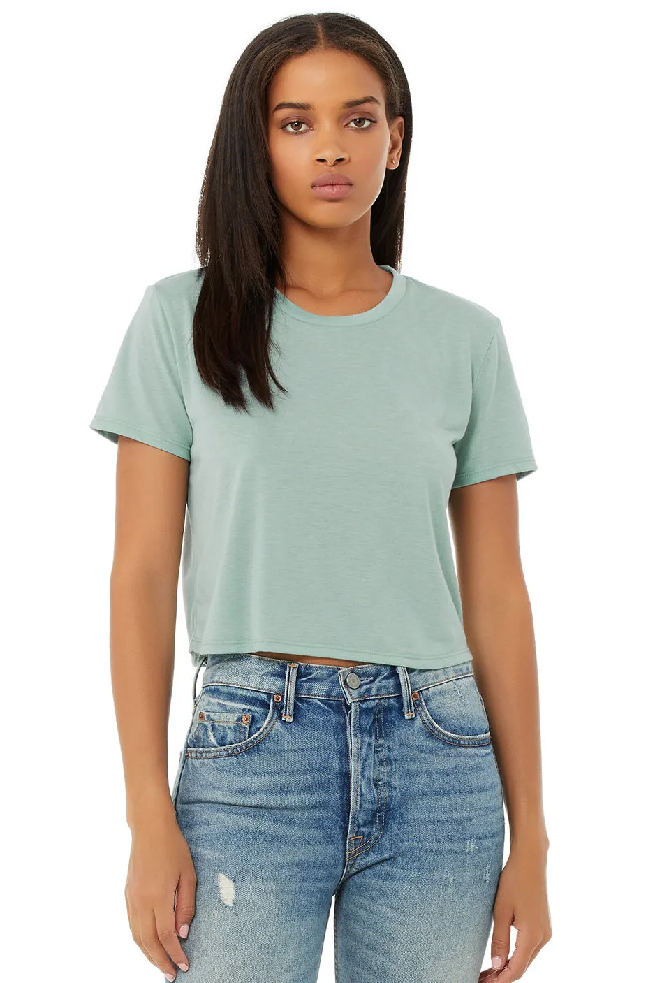 Bella Canvas Women's Flowy Cropped Tee