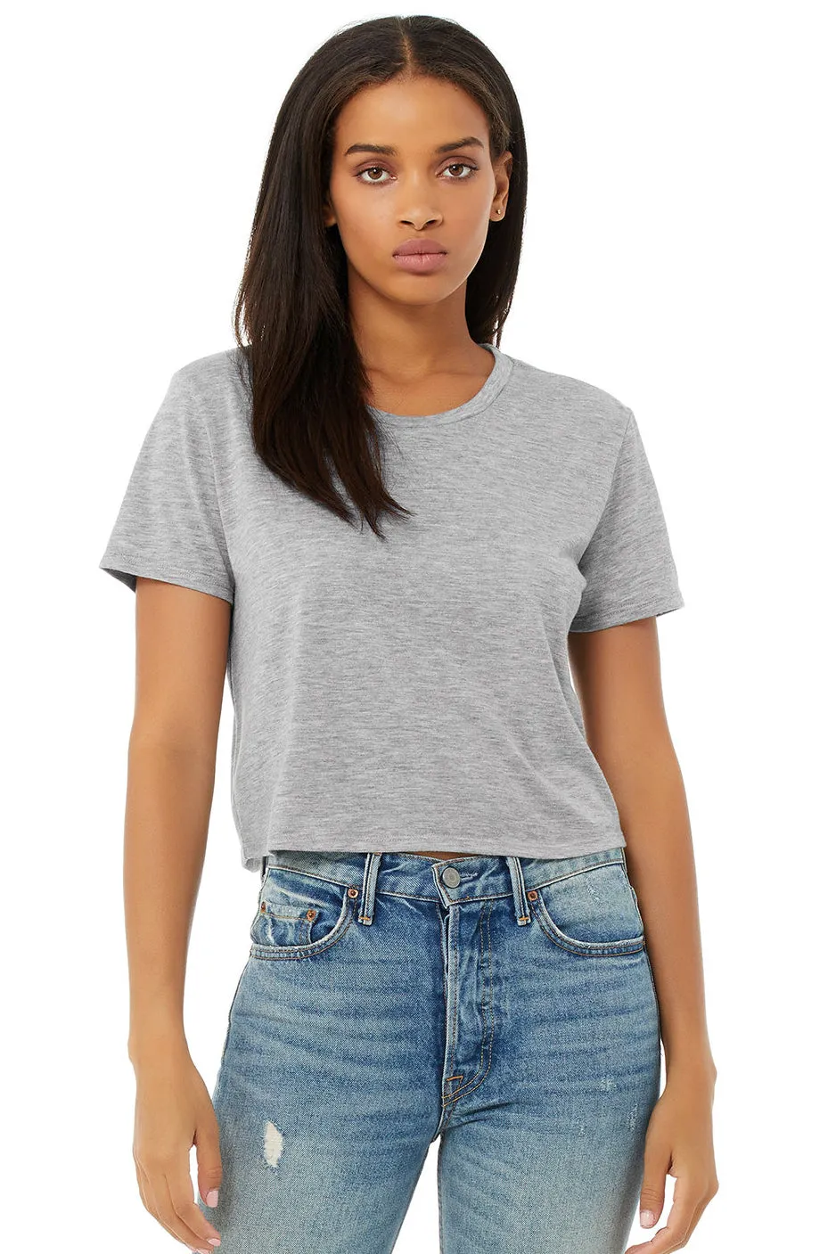 Bella Canvas Women's Flowy Cropped Tee