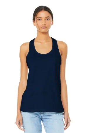 BELLA CANVAS  Women's Jersey Racerback Tank. BC6008 Navy