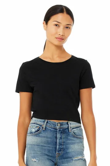 Bella Canvas Women's Poly-Cotton Crop Tee