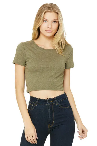 Bella Canvas Women's Poly-Cotton Crop Tee