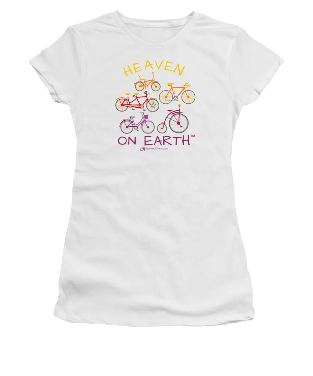 Bicycles Heaven On Earth - Women's T-Shirt