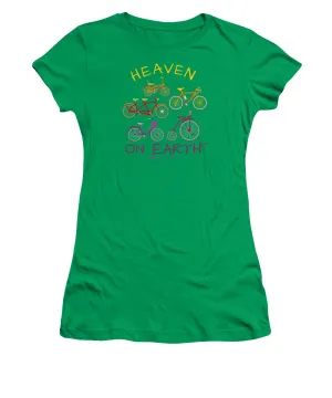 Bicycles Heaven On Earth - Women's T-Shirt