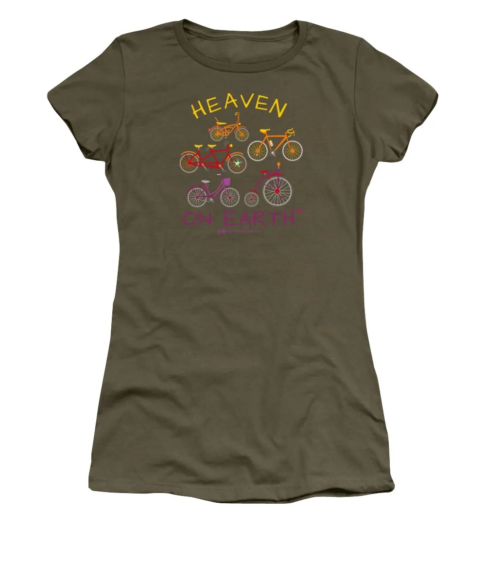 Bicycles Heaven On Earth - Women's T-Shirt
