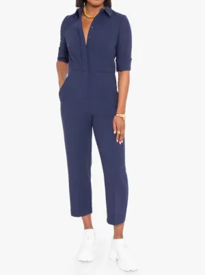 Black Halo Van Jumpsuit - Pacific Blue
