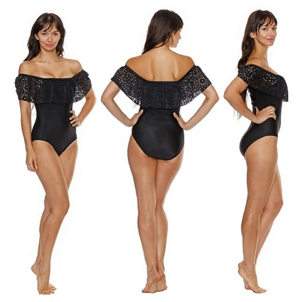 Black Sleeve Swimsuit