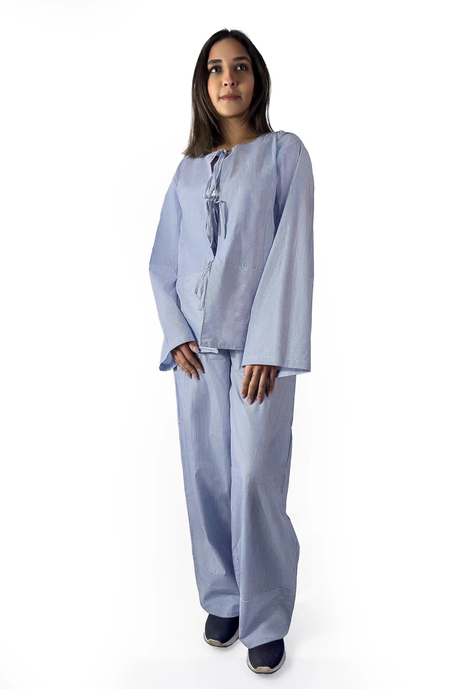 Blue Serenity Tie-Detail Set