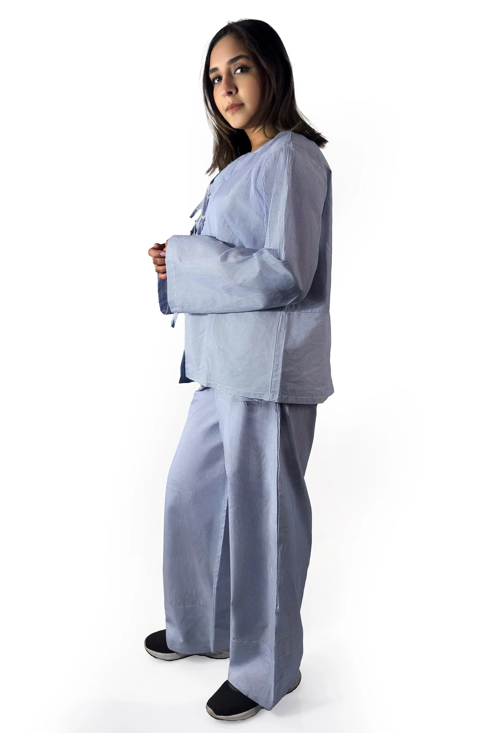 Blue Serenity Tie-Detail Set