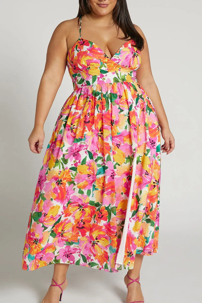 BR3060 Floral Camisole Sundress