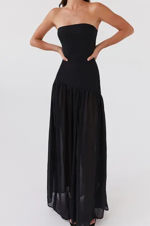 BS3140 Split Maxi Tube Dress