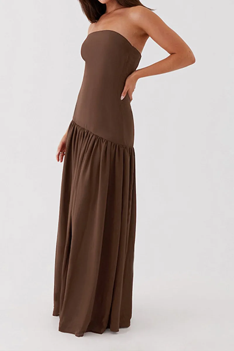 BS3140 Split Maxi Tube Dress
