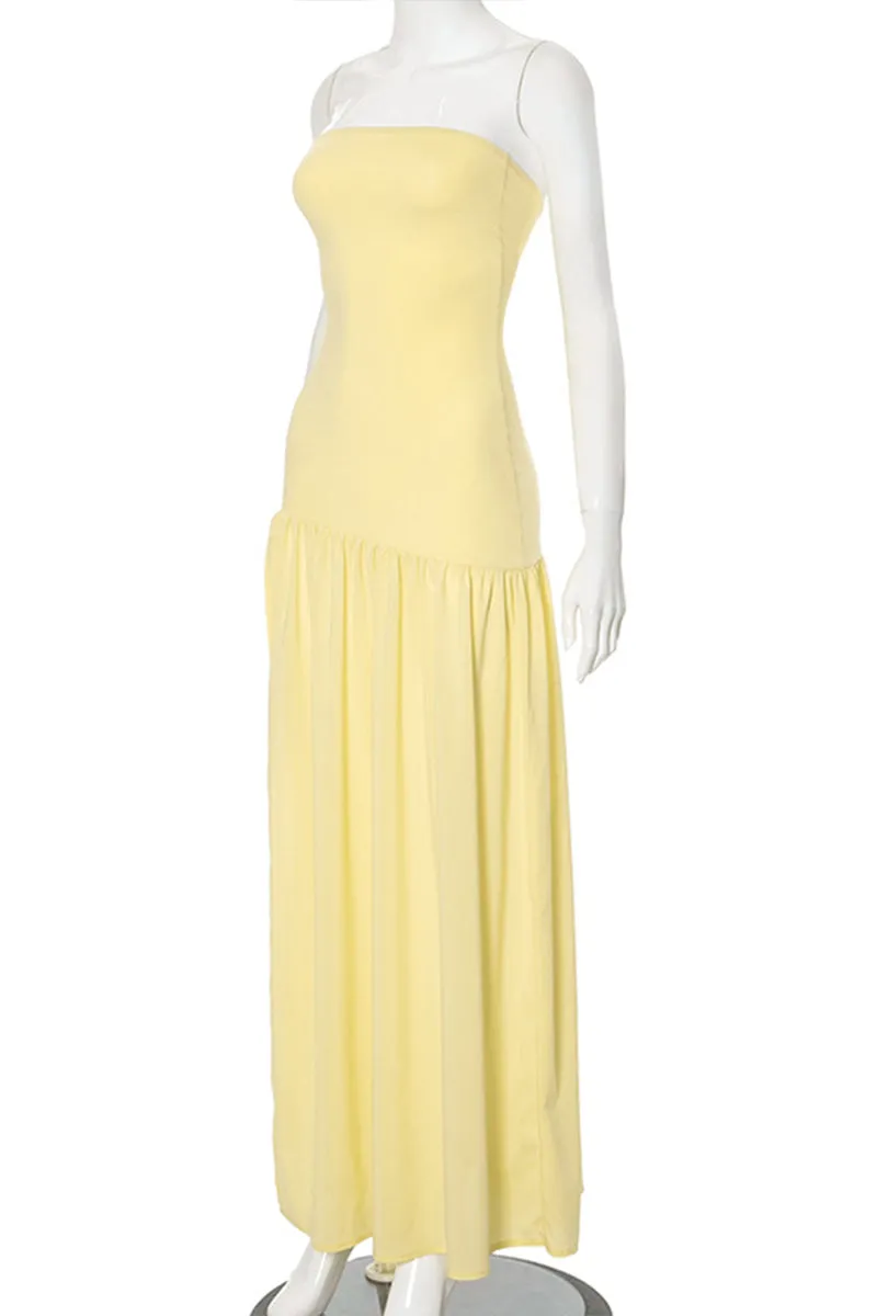 BS3140 Split Maxi Tube Dress