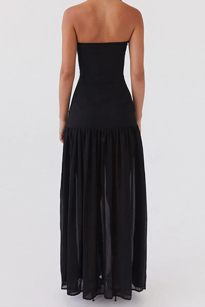 BS3140 Split Maxi Tube Dress