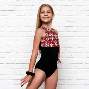 Buffalo Check & Snowflakes Leotard