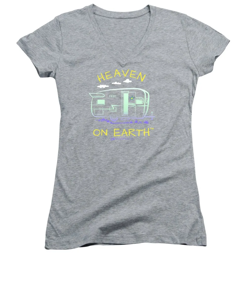 Camper/rv Heaven On Earth - Women's V-Neck
