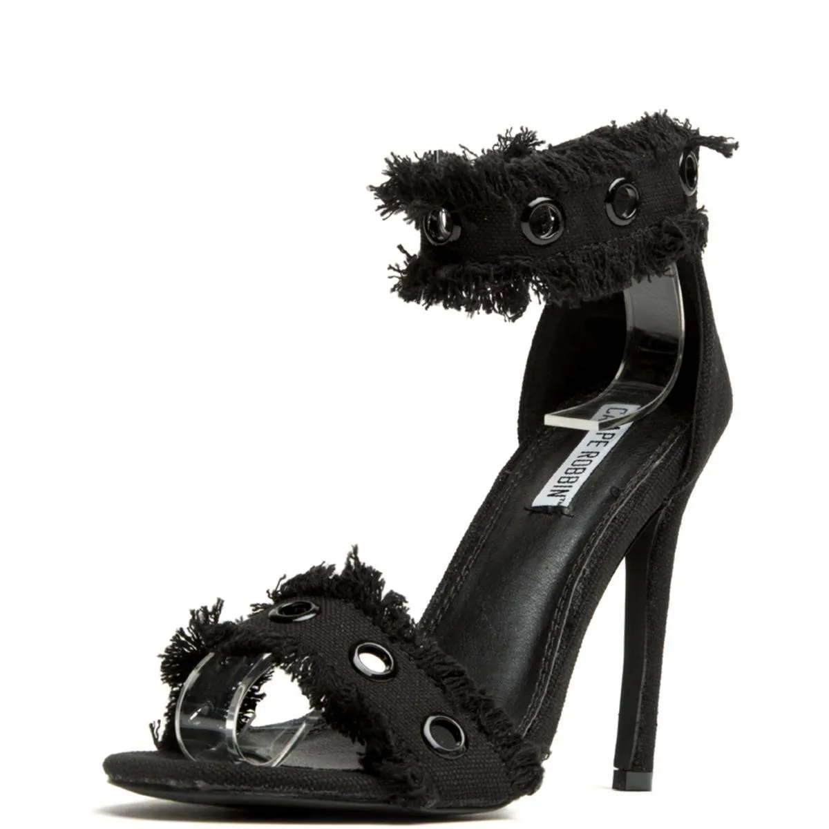 Cape Robbin Alza-41 Black High Heels Black